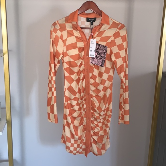 NGOrder Warped Pattern Mini Dress - Picture 6 of 8